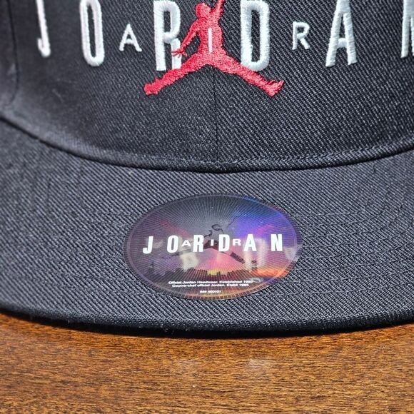 Air Jordan 1 2 3 4 5 6 11 12 13 OG Retro Bred Infrared Hat Snapback Cap Jumpman - Picture 7 of 14